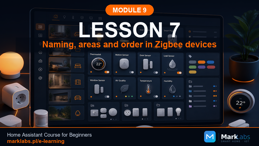 Naming, Areas, and Organization for Zigbee Devices