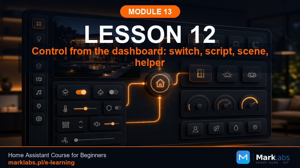 Control from the Dashboard: Switch, Script, Scene, Helper