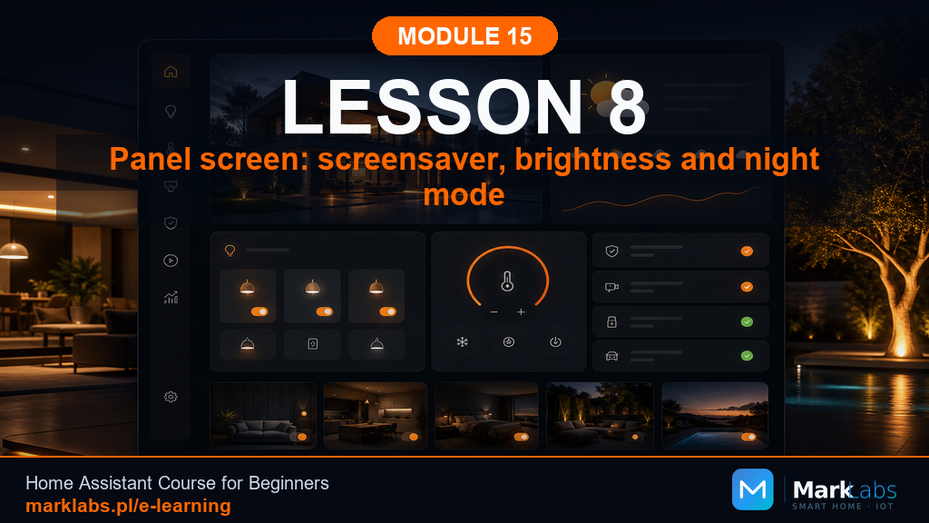 The Panel Screen: Screensaver, Brightness, and Night Mode