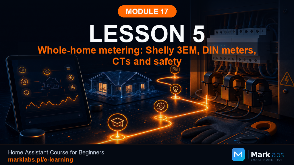 Whole-Home Measurement: Shelly 3EM, DIN Rail Meters, Current Transformers, and Safety