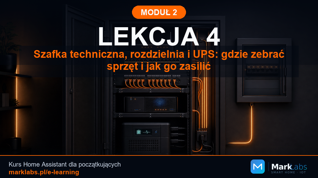 Szafka techniczna, rozdzielnia i UPS: gdzie zebrać sprzęt i jak go zasilić