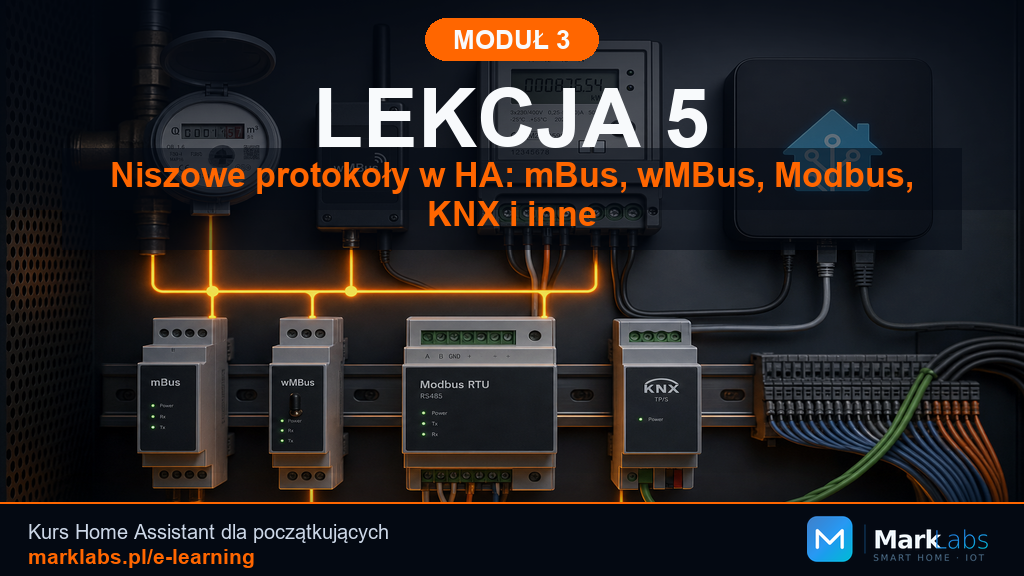 Niszowe protokoły w HA: mBus, wMBus, Modbus, KNX i inne