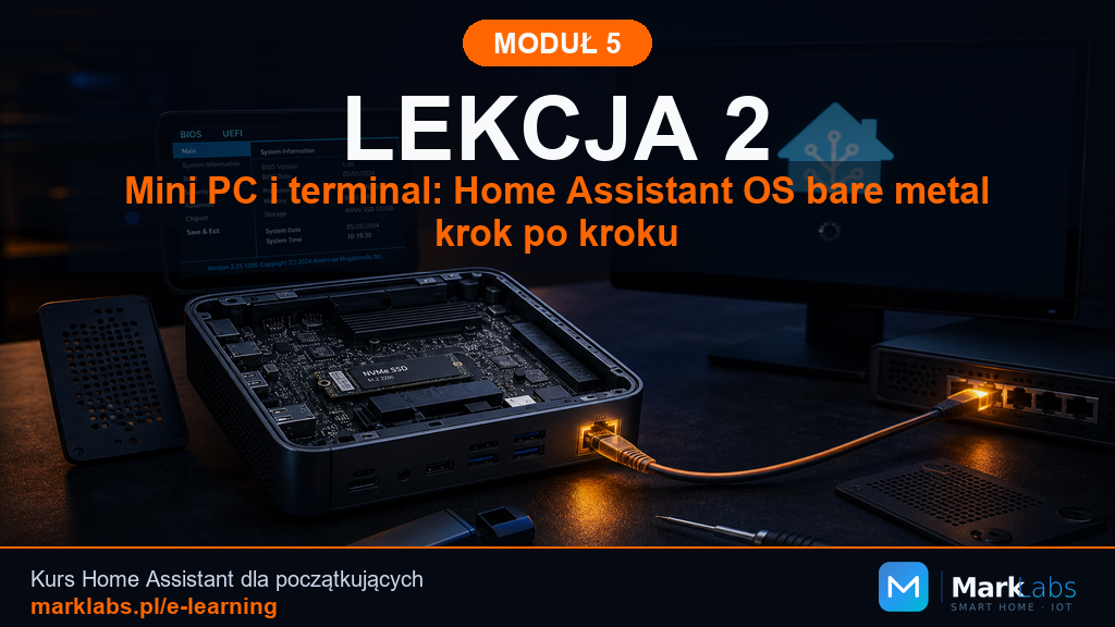 Mini PC i terminal: Home Assistant OS bare metal krok po kroku