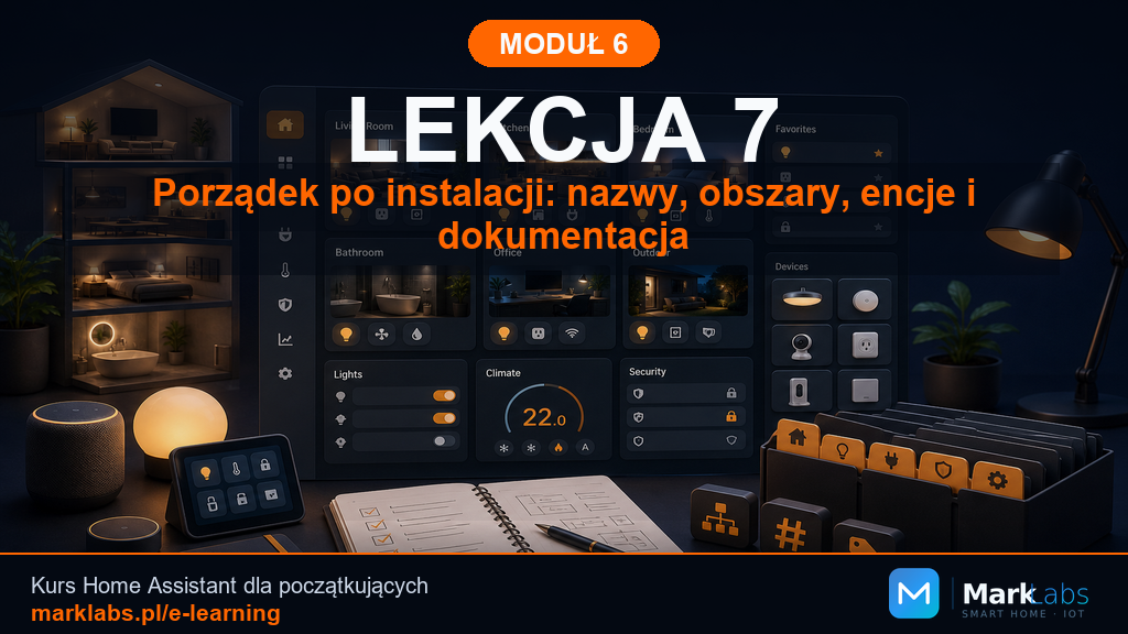Porządek po instalacji: nazwy, obszary, encje i dokumentacja