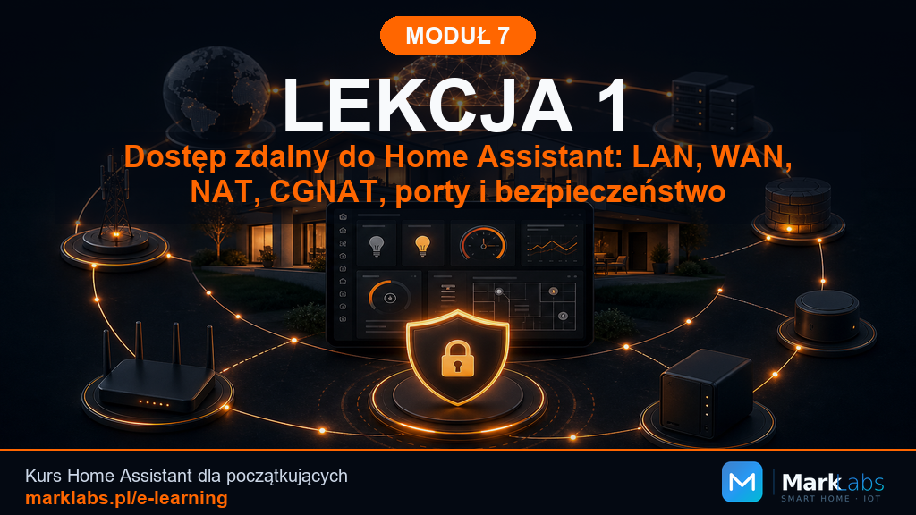 Dostęp zdalny do Home Assistant: LAN, WAN, NAT, CGNAT, porty i bezpieczeństwo