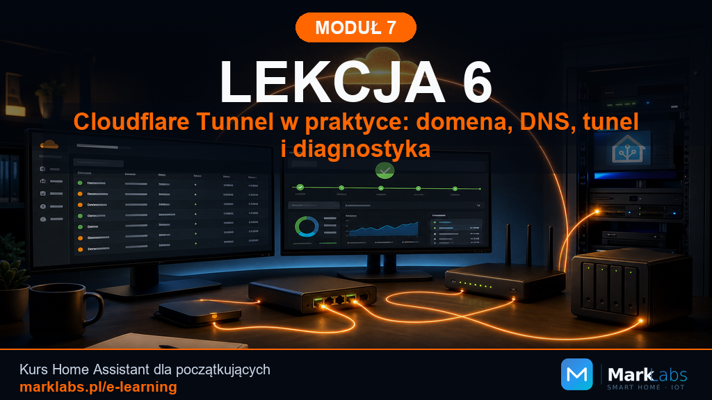 Cloudflare Tunnel w praktyce: domena, DNS, tunel i diagnostyka