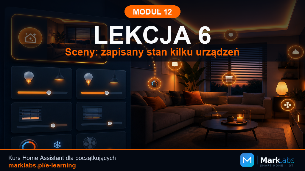 Sceny: zapisany stan kilku urządzeń
