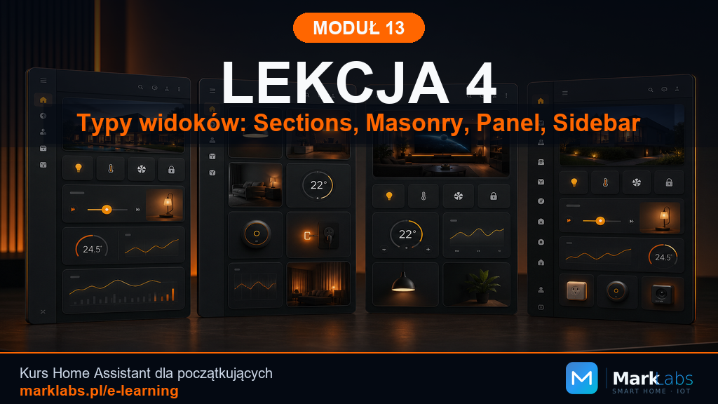 Typy widoków: Sections, Masonry, Panel, Sidebar