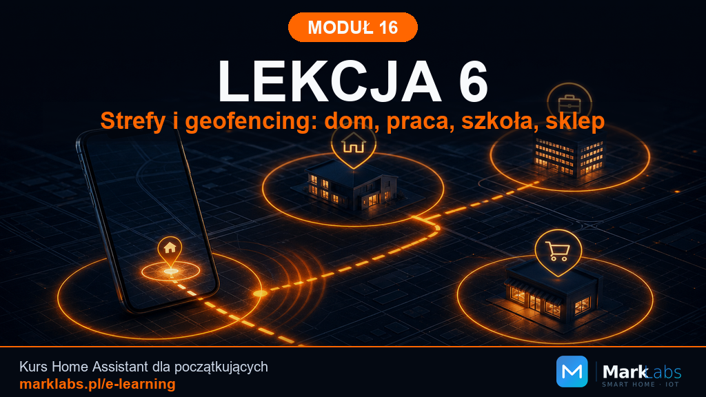 Strefy i geofencing: dom, praca, szkoła, sklep
