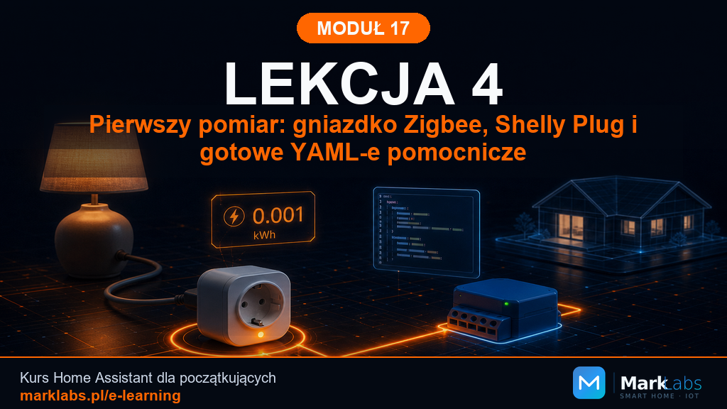 Pierwszy pomiar: gniazdko Zigbee, Shelly Plug i gotowe YAML-e pomocnicze