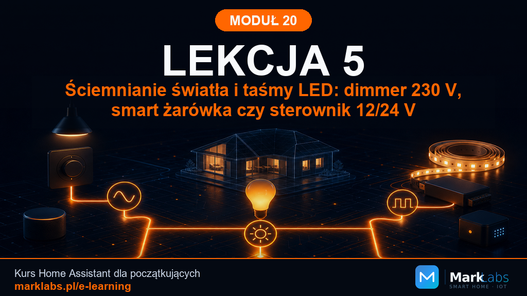 Ściemnianie światła i taśmy LED: dimmer 230 V, smart żarówka czy sterownik 12/24 V