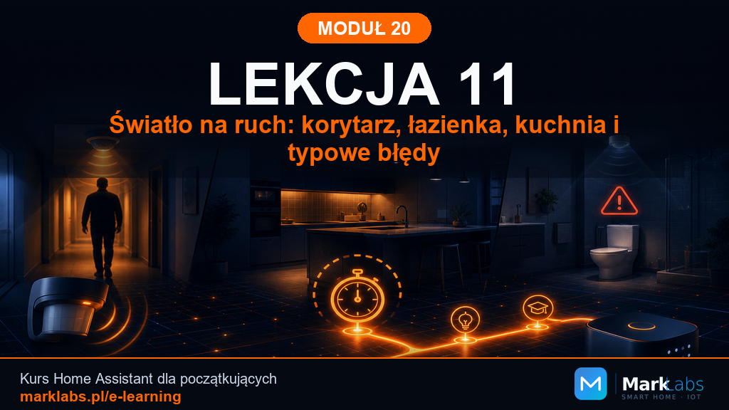 Światło na ruch: korytarz, łazienka, kuchnia i typowe błędy