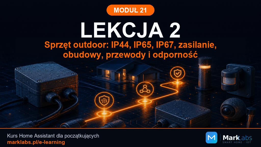 Sprzęt outdoor: IP44, IP65, IP67, zasilanie, obudowy, przewody i odporność