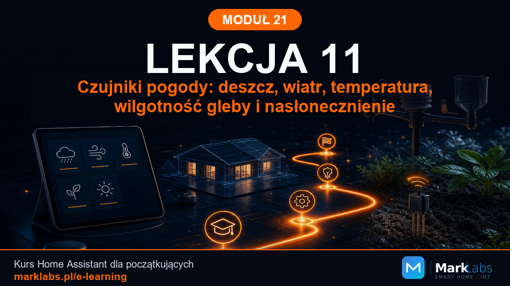Czujniki pogody: deszcz, wiatr, temperatura, wilgotność gleby i nasłonecznienie