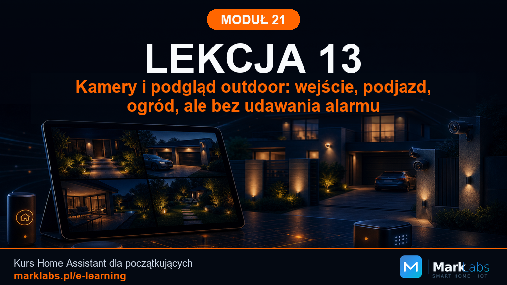 Kamery i podgląd outdoor: wejście, podjazd, ogród, ale bez udawania alarmu