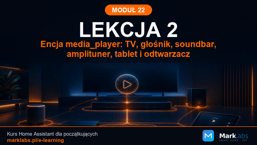 Encja media_player: TV, głośnik, soundbar, amplituner, tablet i odtwarzacz