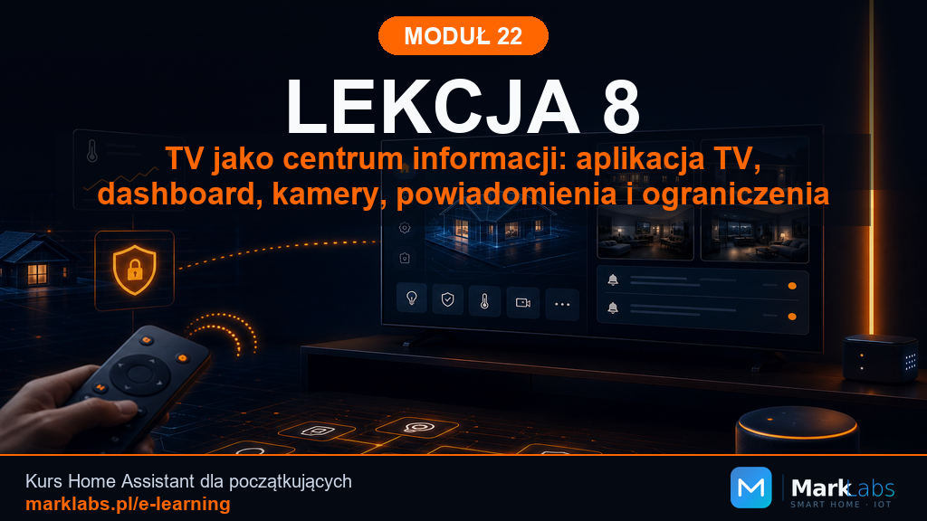 TV jako centrum informacji: aplikacja TV, dashboard, kamery, powiadomienia i ograniczenia pilota