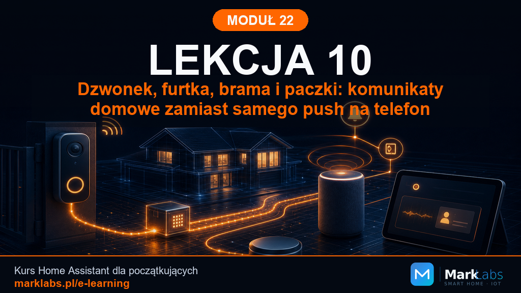 Dzwonek, furtka, brama i paczki: komunikaty domowe zamiast samego push na telefon