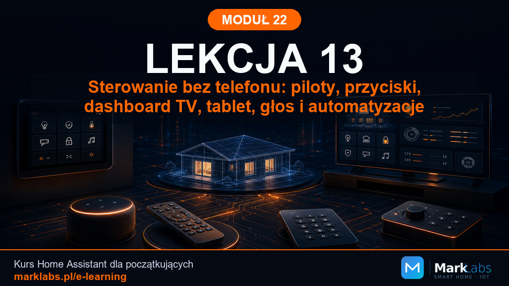 Sterowanie bez telefonu: piloty, przyciski, dashboard TV, tablet, głos i automatyzacje