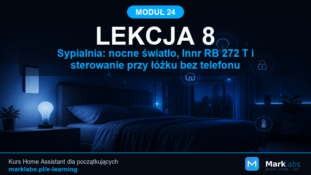 Sypialnia: nocne światło, Innr RB 272 T i sterowanie przy łóżku bez telefonu