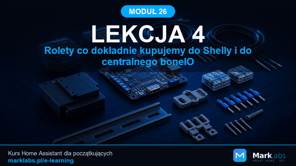 Rolety co dokładnie kupujemy do Shelly i do centralnego boneIO