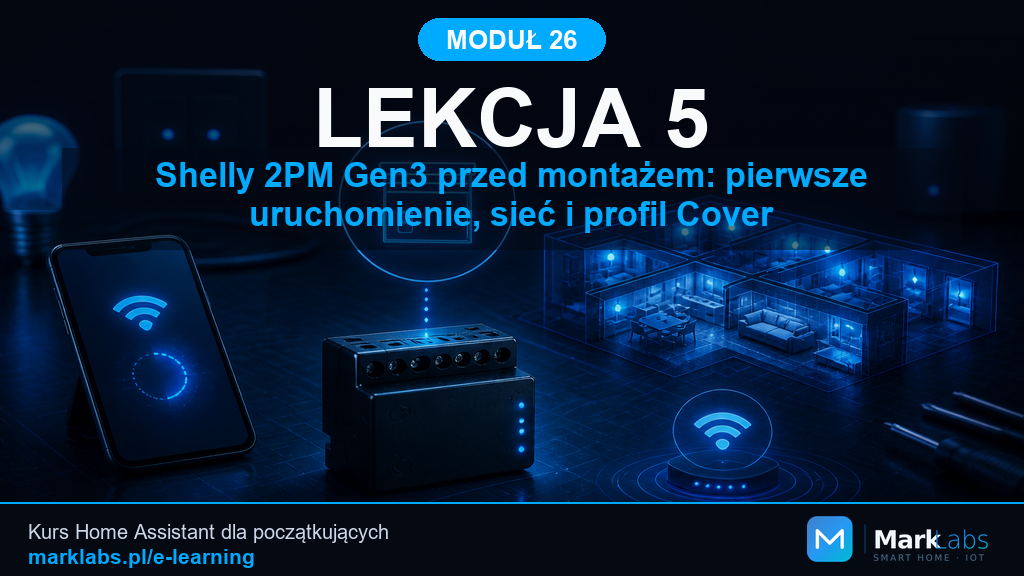 Shelly 2PM Gen3 przed montażem: pierwsze uruchomienie, sieć i profil Cover