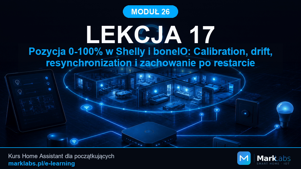 Pozycja 0-100% w Shelly i boneIO: Calibration, drift, resynchronization i zachowanie po restarcie