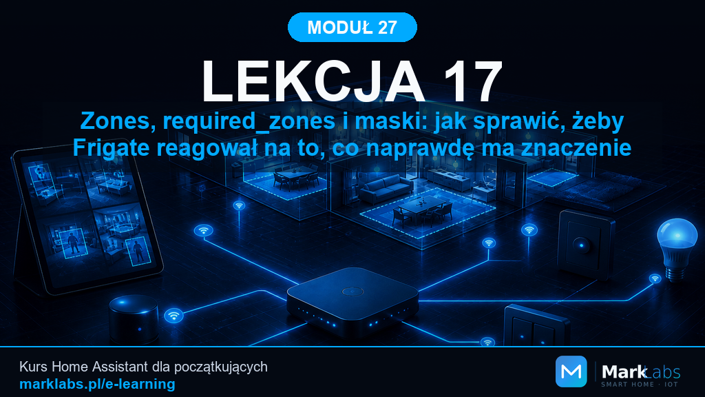 Zones, required_zones i maski: jak sprawić, żeby Frigate reagował na to, co naprawdę ma znaczenie