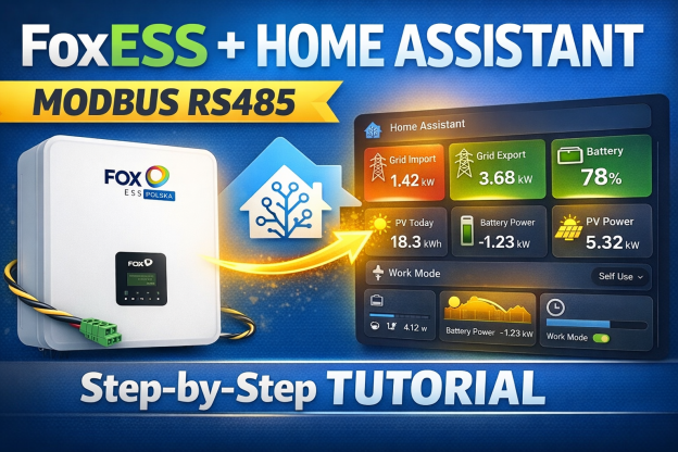 Home Assistant Modbus RS485 – integracja falownika krok po kroku