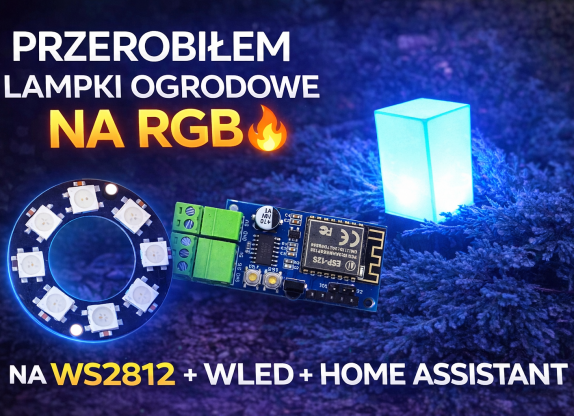 Smart oświetlenie ogrodowe DIY — lampki słupkowe na WS2812i Wled (część 1: hardware)