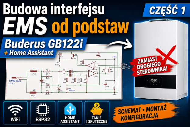 EMS-ESP i Buderus Logamax plus GB122i , Home Assistant — Budowa interfejsu EMS od podstaw [DIY] Część 1