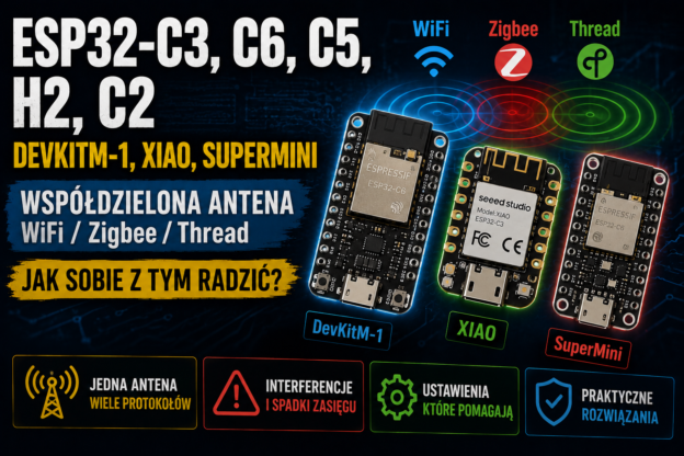 ESP32-C3, C6, C5, H2: przegląd płytek RISC-V i ich problemy
