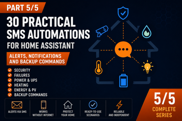 30 SMS Automations for Home Assistant GMS Gateway (Ready YAML)