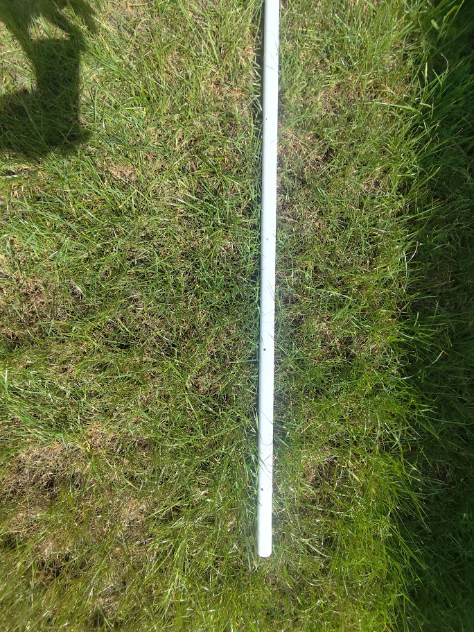 TL-136 hydrostatic probe installed in a drilled protective conduit inside the rainwater tank