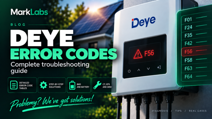 Deye Error Codes F01–F64 – BMS, Battery & Troubleshooting