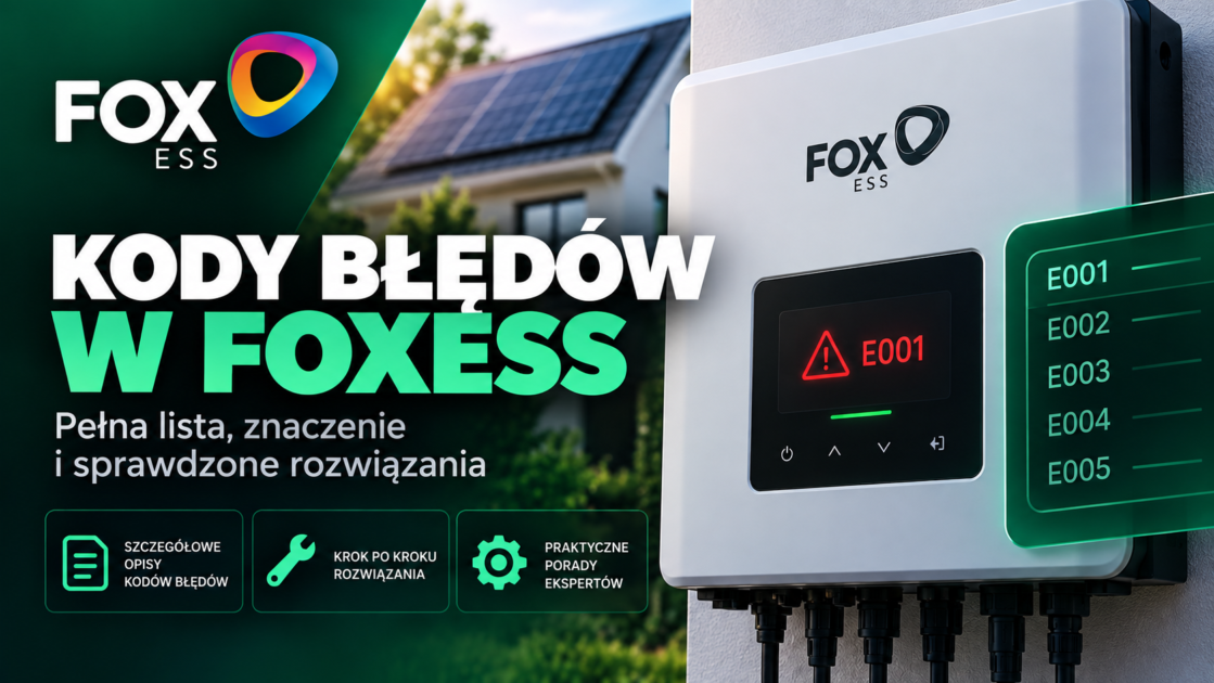 FoxESS kody błędów – BMS, falownik, bateria i rozwiązania