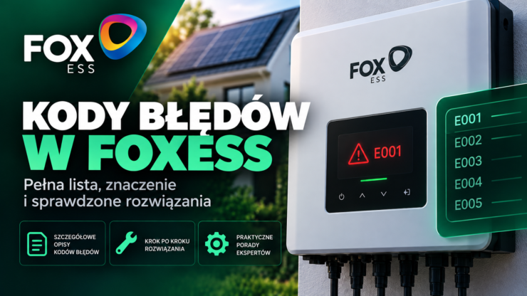 FoxESS kody błędów – BMS, falownik, bateria i rozwiązania