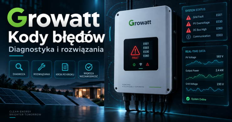 Growatt kody błędów – przyczyny, diagnostyka i rozwiązania