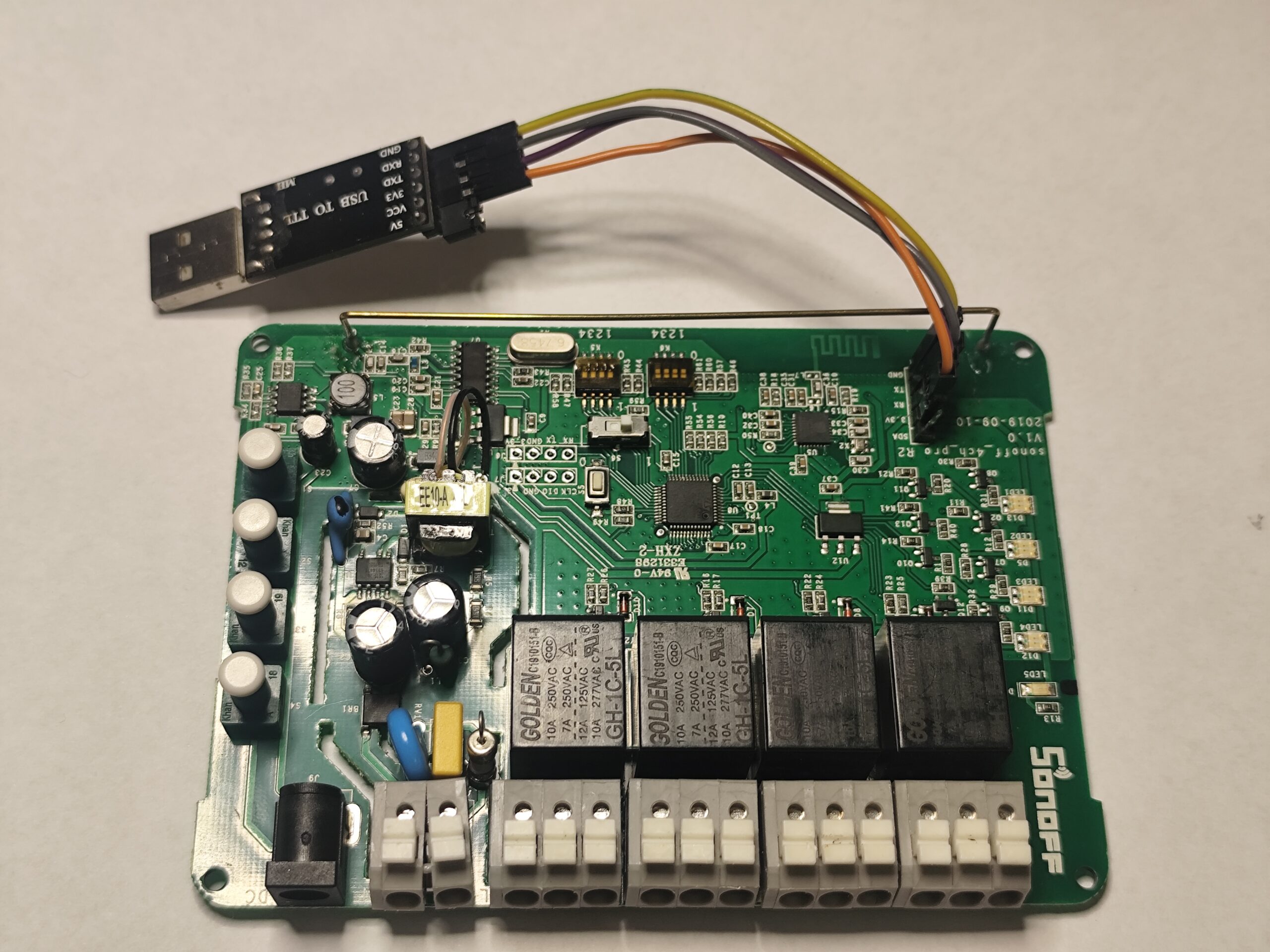 SONOFF 4CHR3 – flashowanie i własny firmware NetGuard Power 4 SONOFF 4CHR3 flashowanie