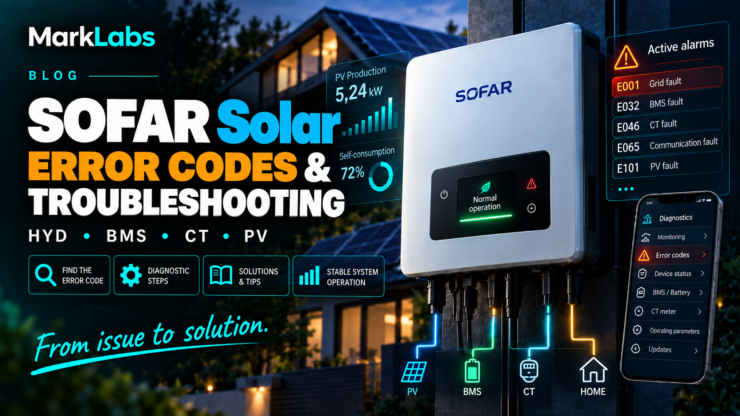 SOFAR Solar Error Codes – HYD, BMS, CT & Troubleshooting