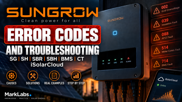 Sungrow Error Codes 002, 039, 088, 514, 714 – Causes & Fixes